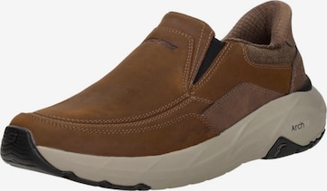 SKECHERS Slip-ons 'Maverick' in Bruin: voorkant