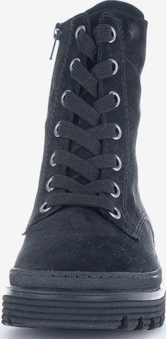 GABOR Lace-Up Ankle Boots in Black