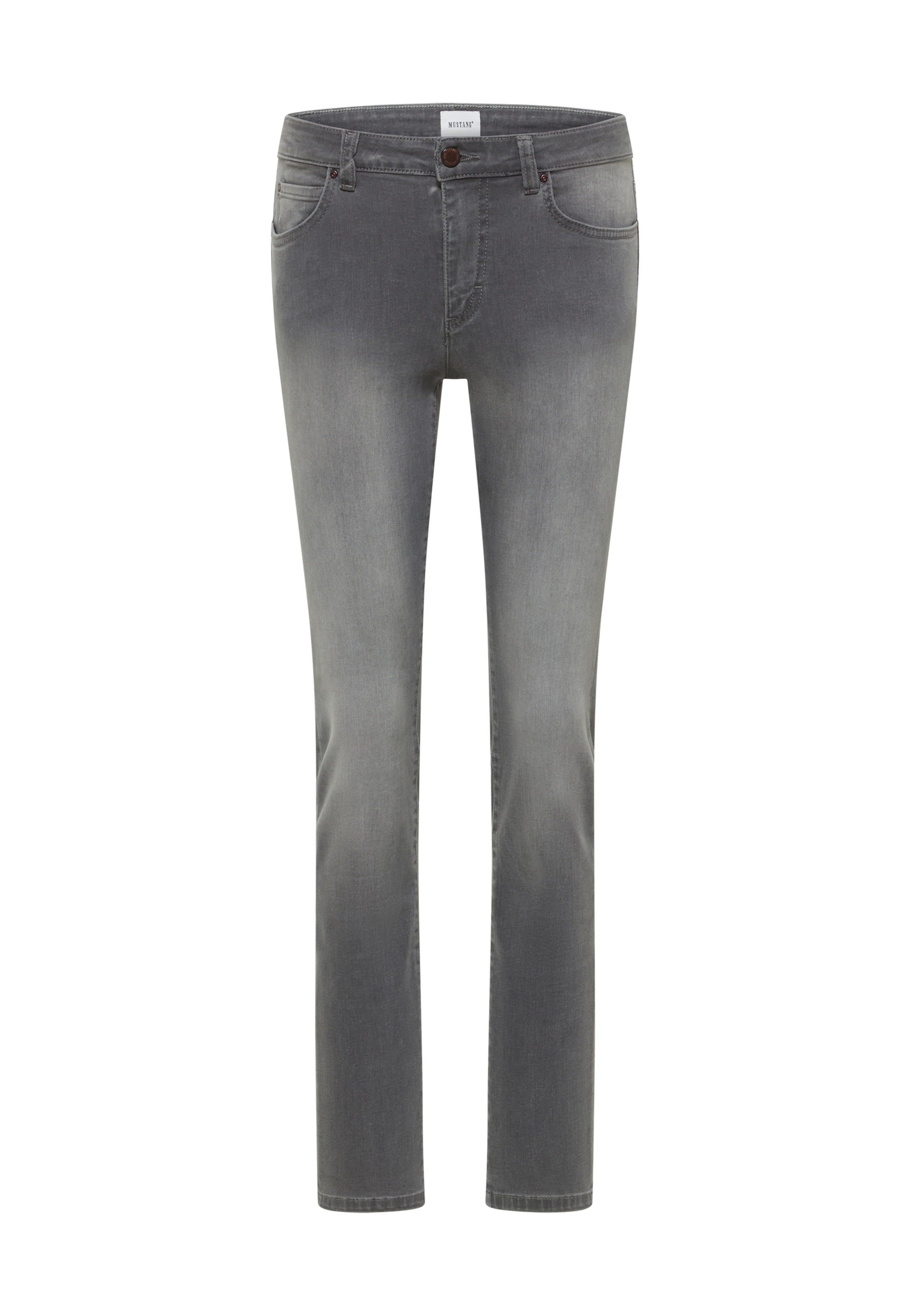 MUSTANG Slimfit Jeans 'Crosby' in Grau: Vorderseite