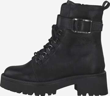 TAMARIS - Botines con cordones en negro