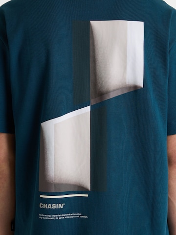 T-Shirt CHASIN' en bleu