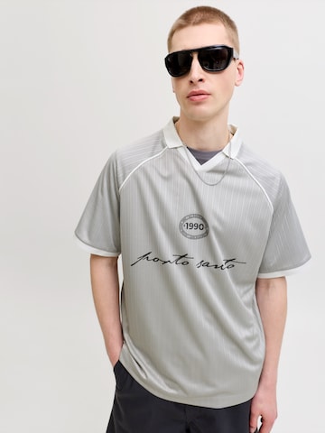 Tricou 'JCOETERNA' de la JACK & JONES pe gri