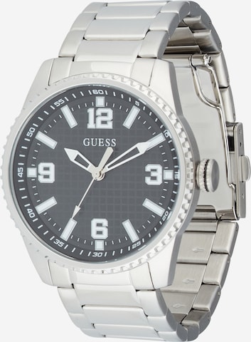 GUESS Uhr 'VARSITY G' in Silber: Vorderseite
