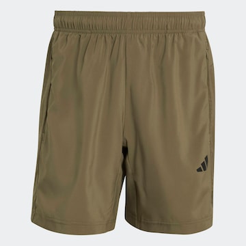 ADIDAS PERFORMANCE Regular Workout Pants in Green