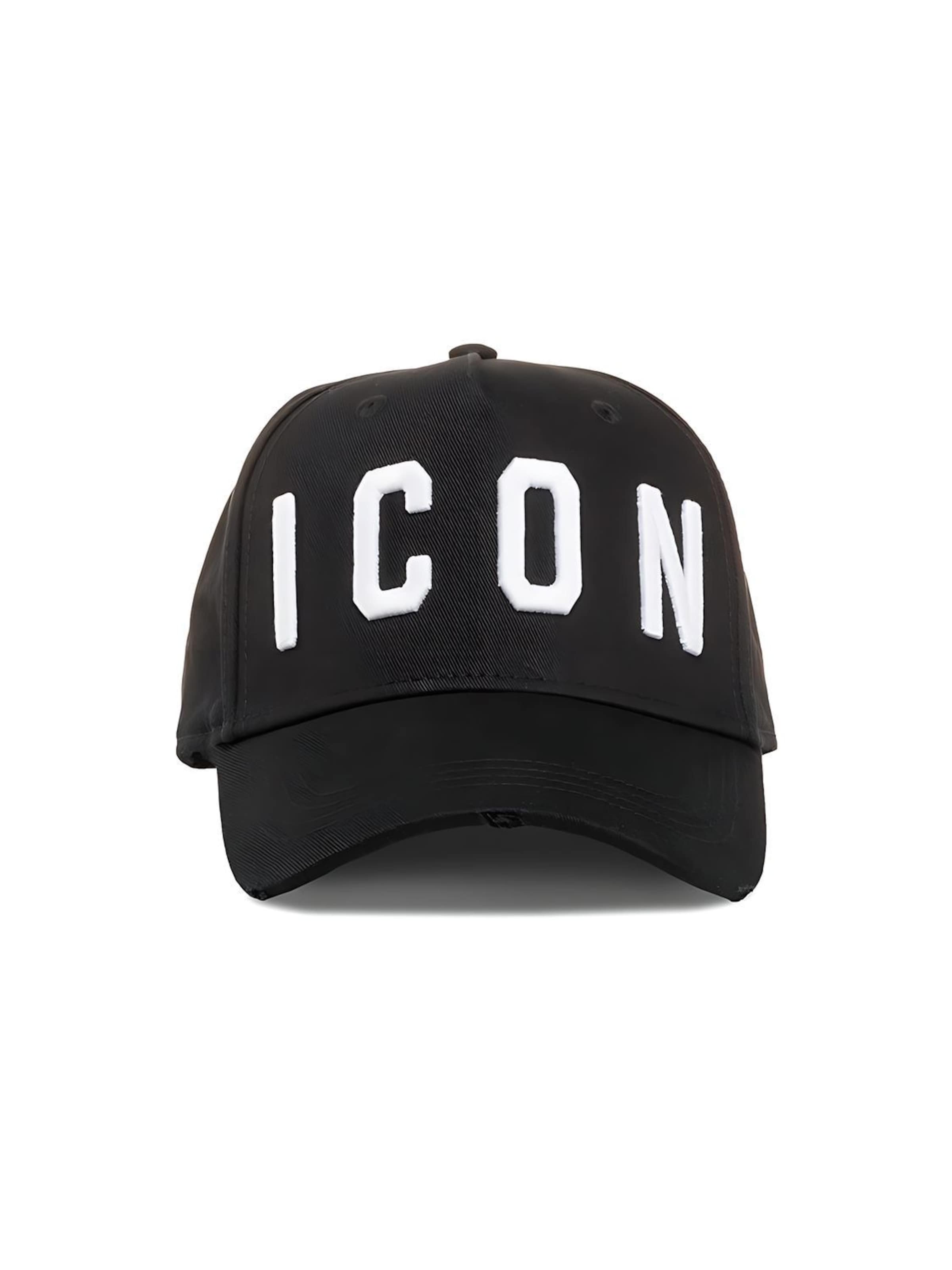 DSQUARED2 Cap 'Dsquared2 ICON Baseball Cap' in Black: front