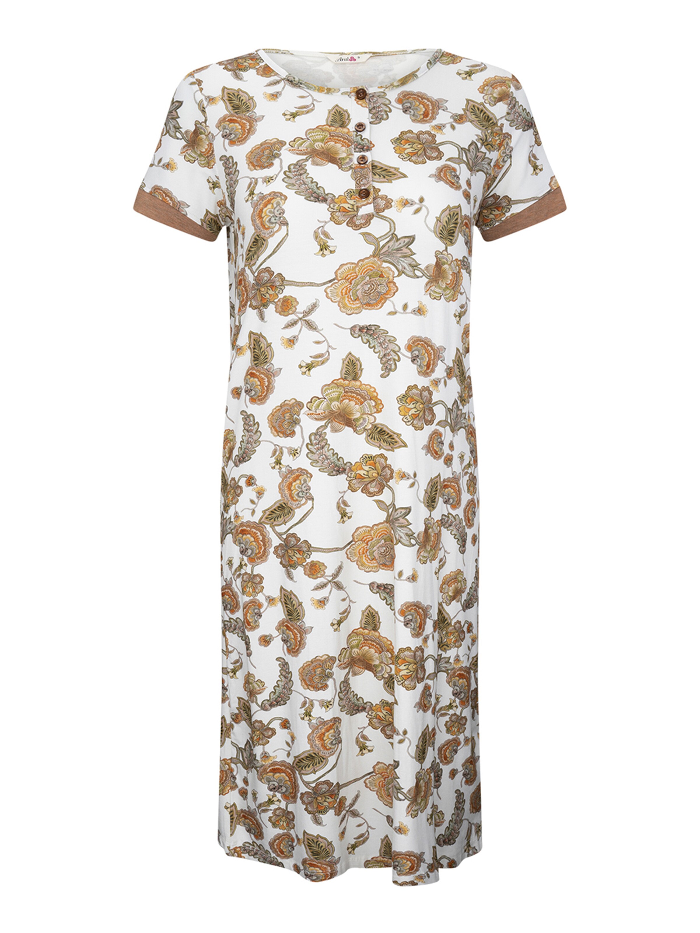 Goldenbay - Camiseta de noche 'Irises' en beige: frente