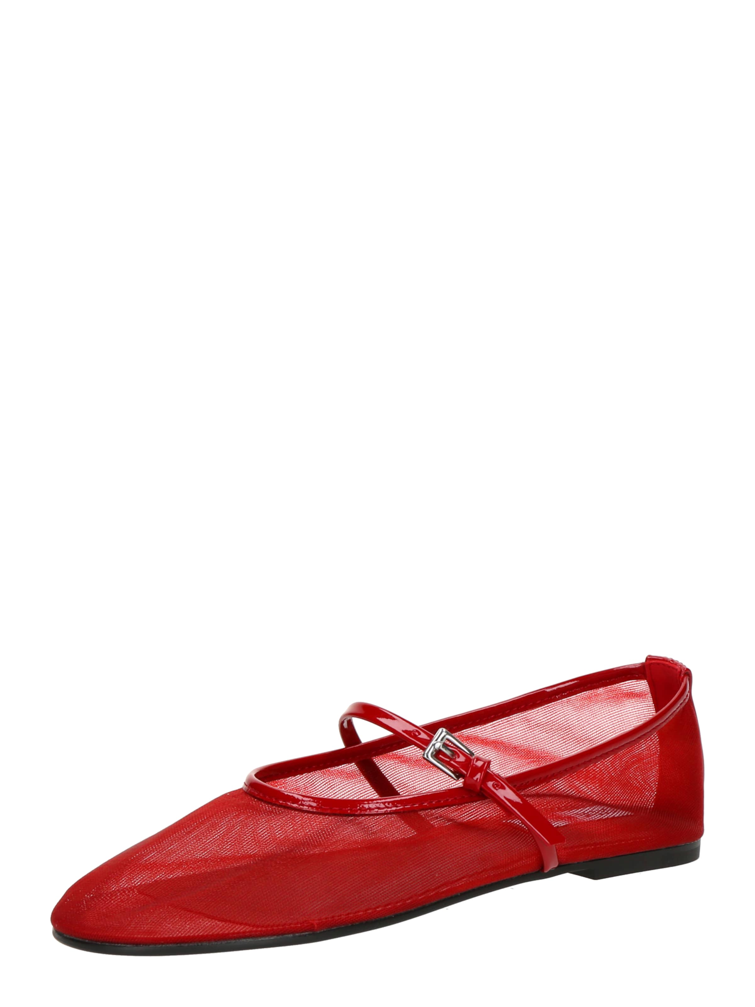 sarkans STEVE MADDEN Balerīnas ar siksniņu 'Mash': no priekšpuses