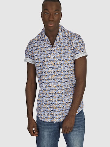 HECHTER PARIS Regular fit Overhemd in Gemengde kleuren: voorkant