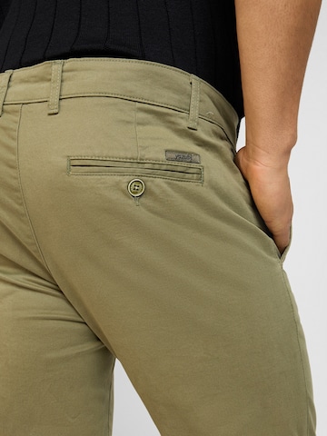 yazubi Slimfit Hose 'Kyle' in Grün