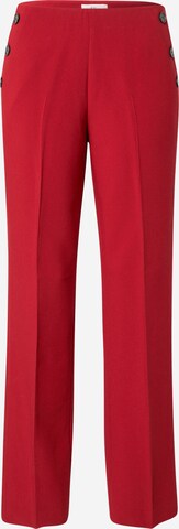 s.Oliver BLACK LABEL Loose fit Pleated Pants in Red: front