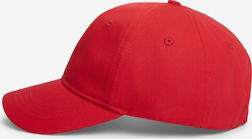 TOMMY HILFIGER Шапка с козирка в червено: отпред