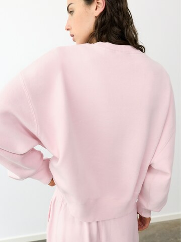 Pull&Bear Суичър в розово