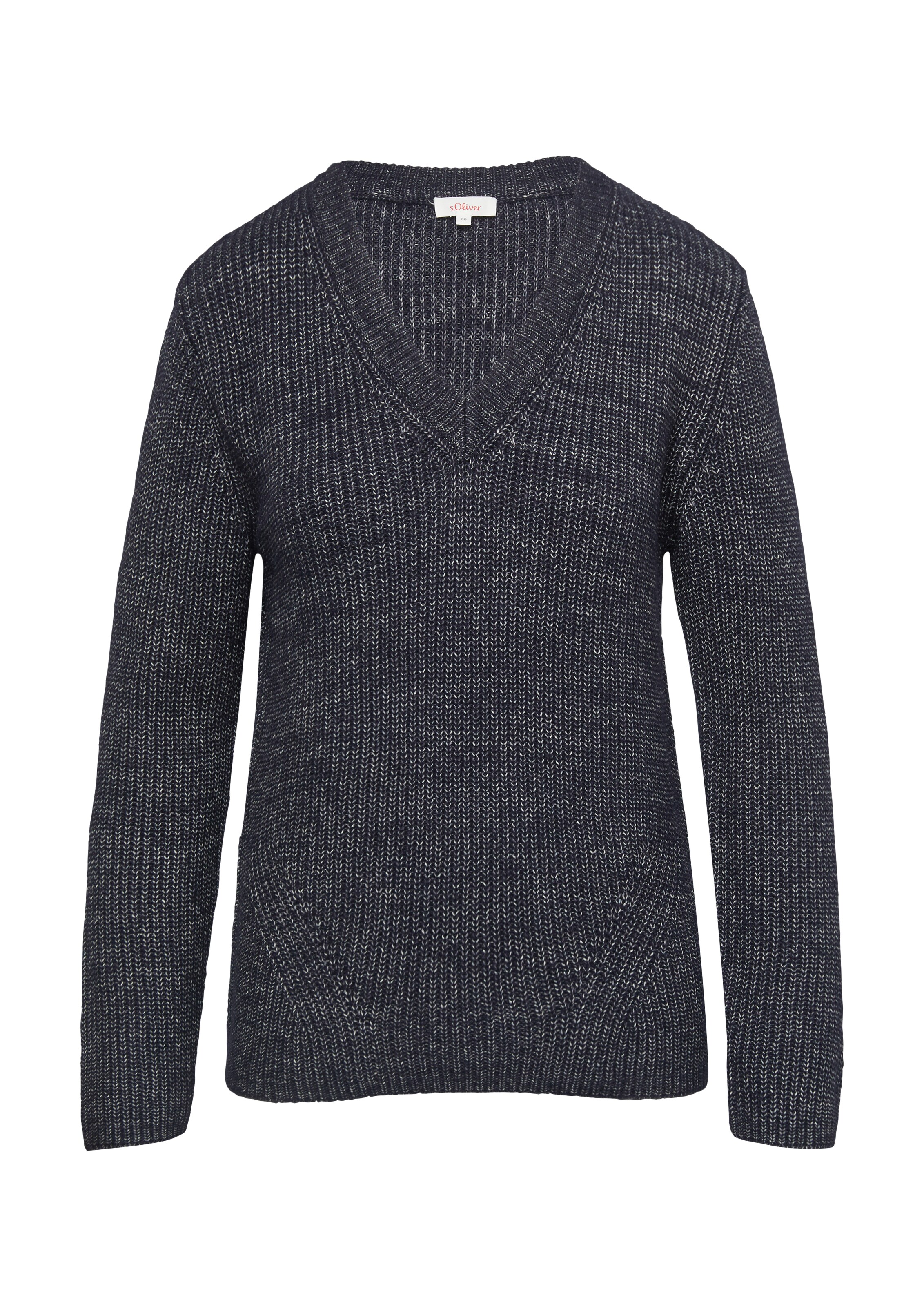 s.Oliver Pullover in Grau: Vorderseite