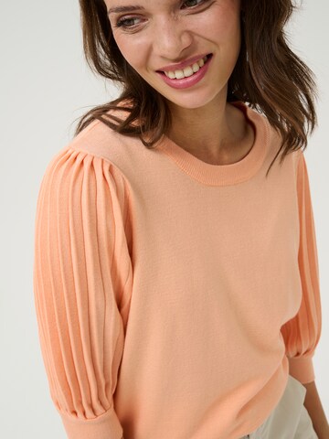 Kaffe Sweater 'Lone' in Orange