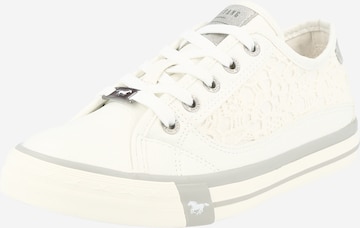 MUSTANG Sneaker low i hvid: forside