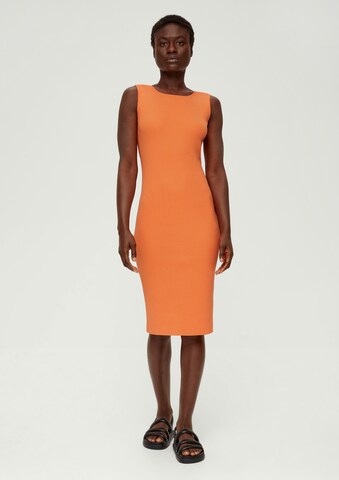 Robe s.Oliver BLACK LABEL en orange : devant
