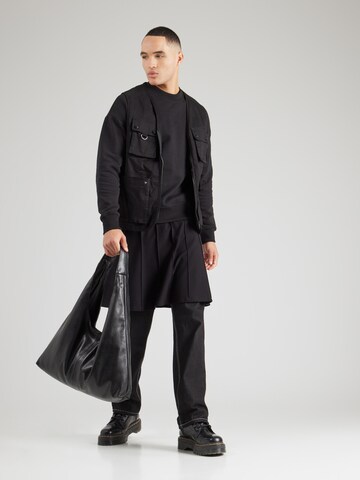 DIESEL Sweatshirt 'S-ROB-MEGOVAL-D' in Schwarz