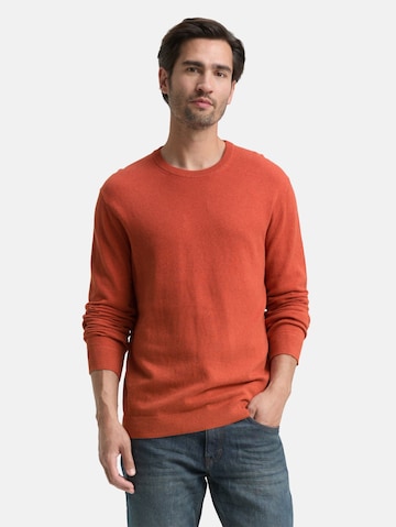TOM TAILOR Trui in Oranje: voorkant