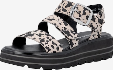 Sandalo con cinturino di REMONTE in beige: frontale