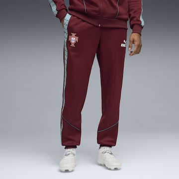 PUMA Tapered Sports trousers 'Portugal KING' in Red