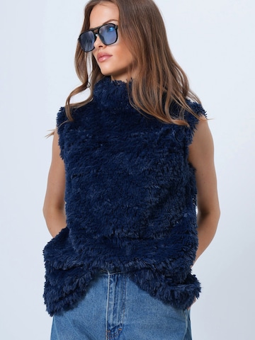 Trend Alaçatı Stili Πουλόβερ σε μπλε