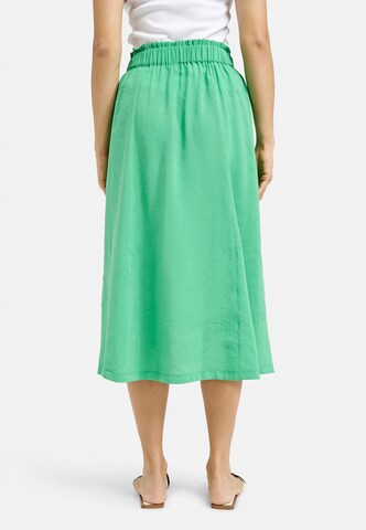 Milano Italy Midirock mit Elastikbund in Grün