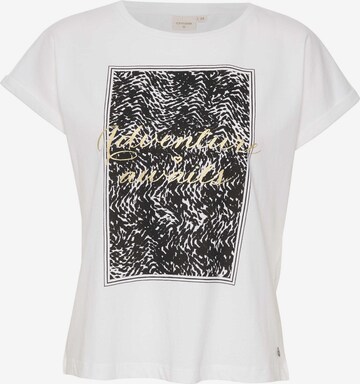 T-shirt 'Dania' Cream en blanc : devant