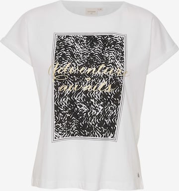 T-shirt 'Dania' Cream en blanc : devant