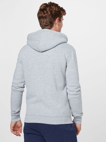 Superdry Zip-Up Hoodie 'VINTAGE' in Grey