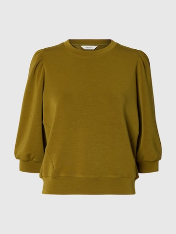 SELECTED Sweatshirt 'SLFTENNY' in Braun