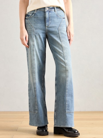 MOS MOSH Bootcut Džínsy 'MMDara' - Modrá: predná strana