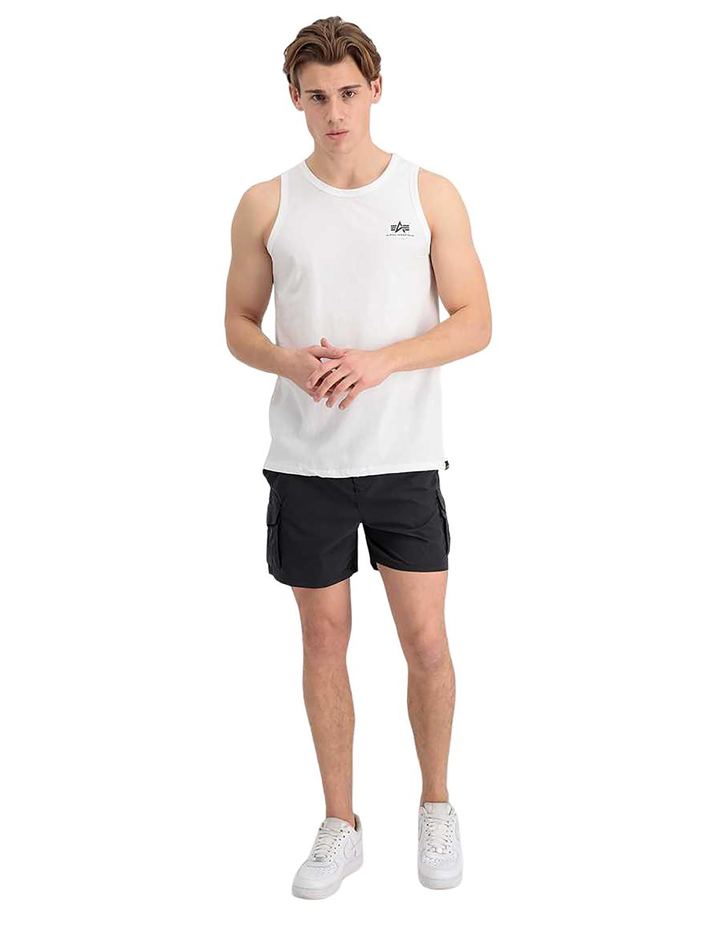 ALPHA INDUSTRIES Regular Cargo Pants 'Nylon Cargo' in Black