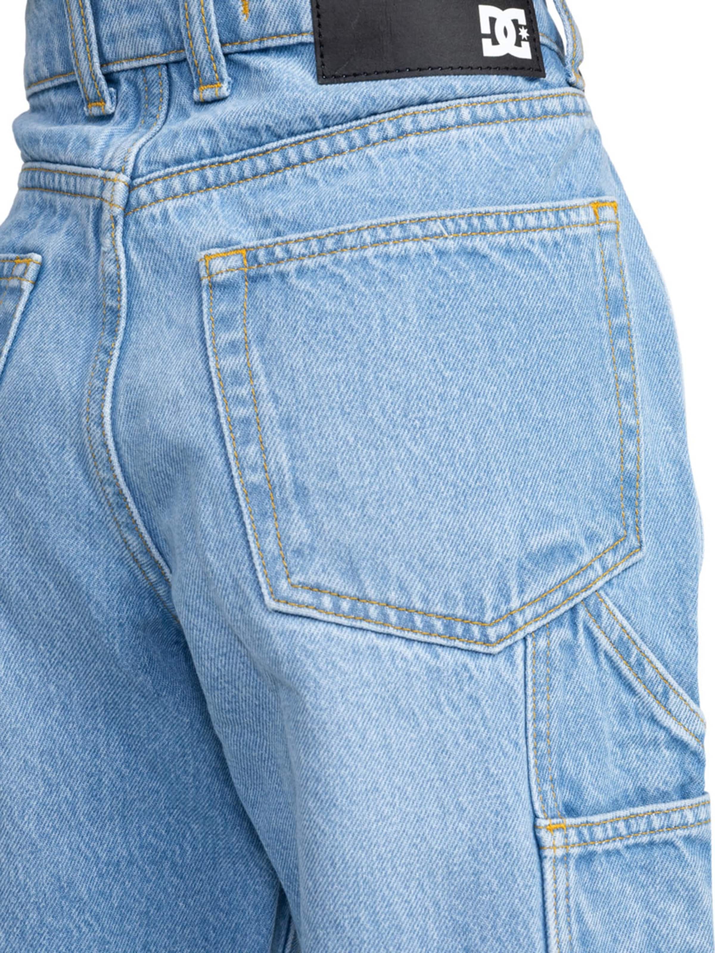 DC Shoes Wide Leg Sporthose 'WORKER' in Blau