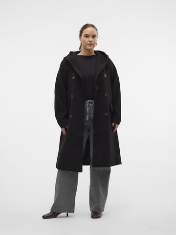 Vero Moda Curve Overgangsfrakke i sort: forside