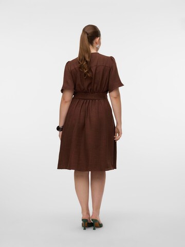 Vero Moda Curve Dress 'VMCMelaney' in Brown