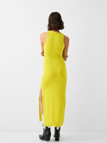 Bershka Kleid in Gelb