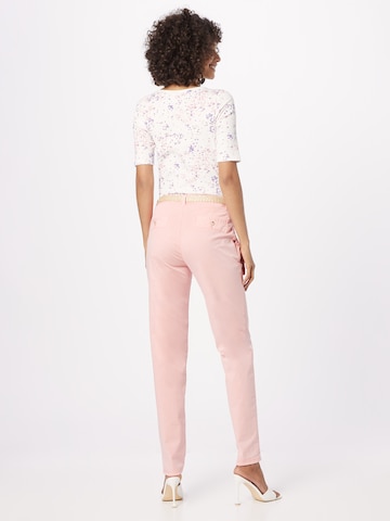 ESPRIT Slim fit Chino trousers in Pink