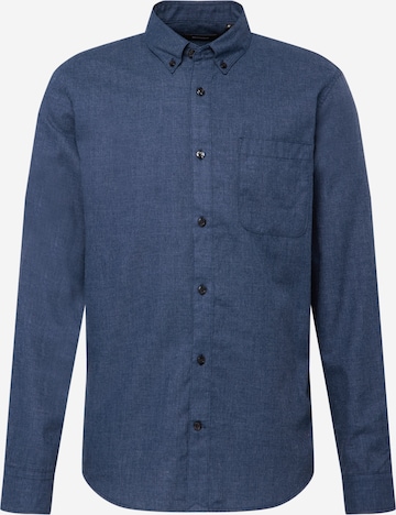 Coupe regular Chemise 'Trostol' Matinique en bleu : devant