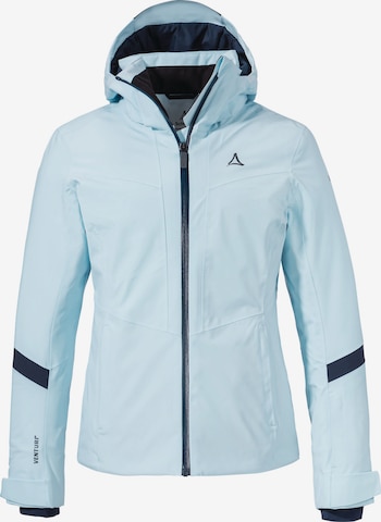 Veste outdoor ' Kanzelwand  ' Schöffel en bleu : devant