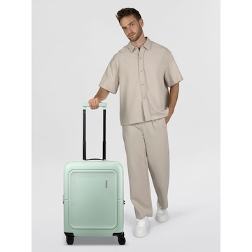 Valisette ' Dashpop Spinner 55 EXP ' American Tourister en vert