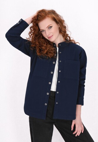 Camicia da donna di DreiMaster Vintage in blu: frontale