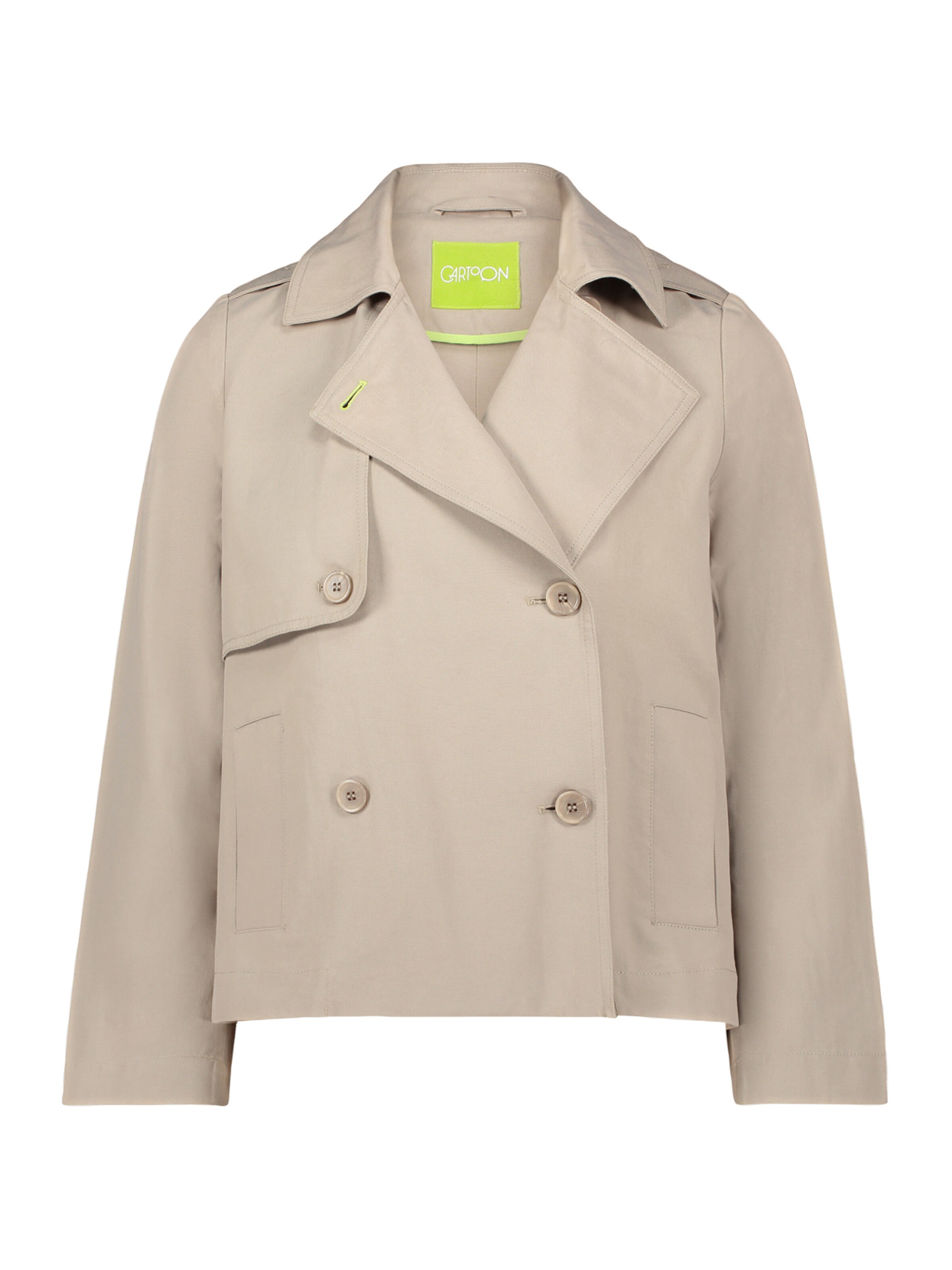 Giacca di mezza stagione di Cartoon in grigio: frontale