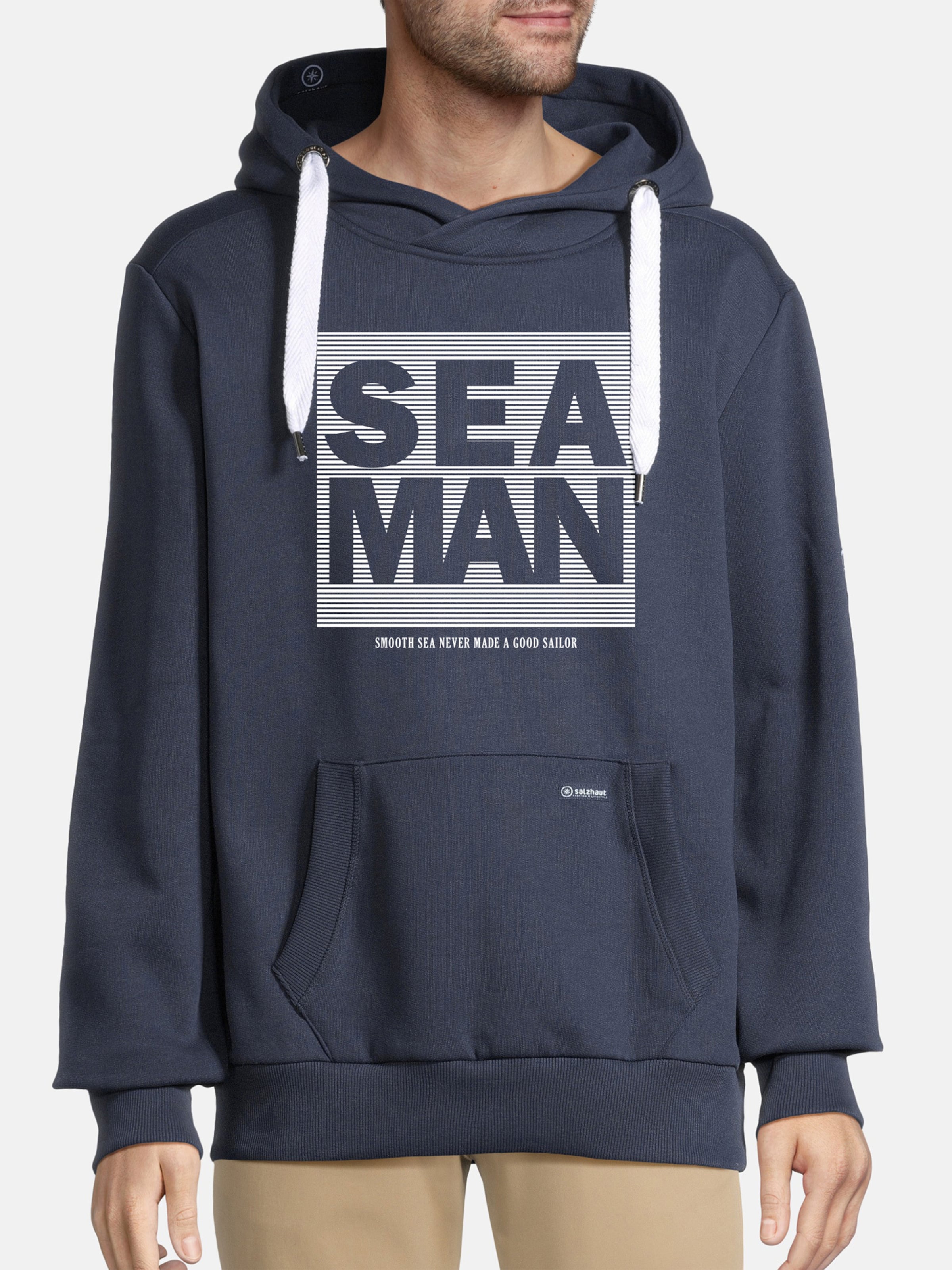 salzhaut Sweatshirt 'HEFF' in Blauw: voorkant