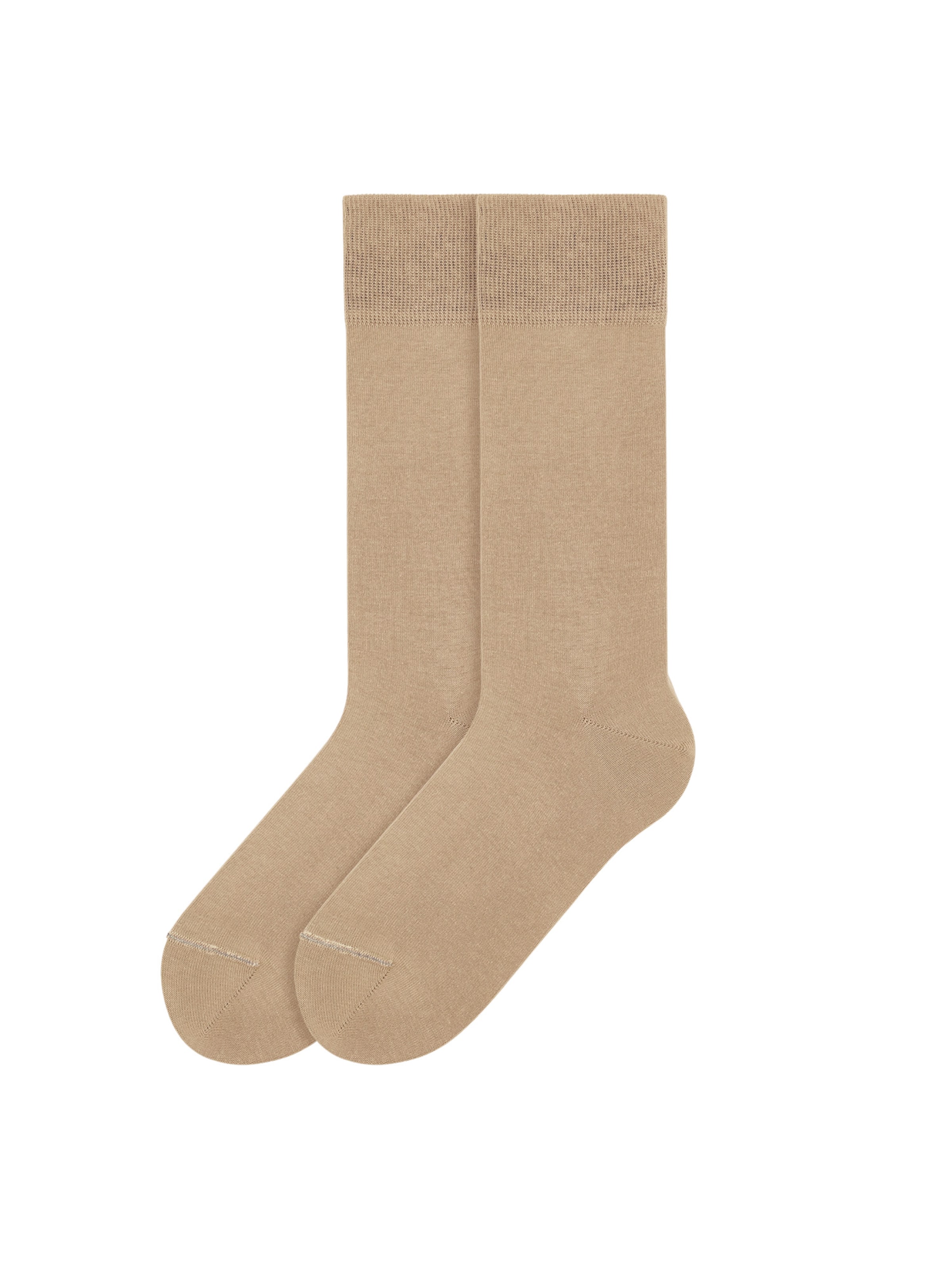 Von Jungfeld Socks 'SIGNATURE CLASSIC' in Beige: front