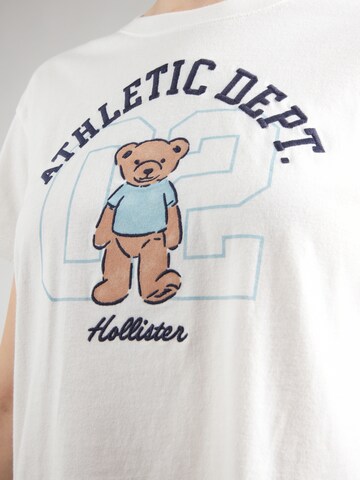 HOLLISTER Μπλουζάκι σε λευκό
