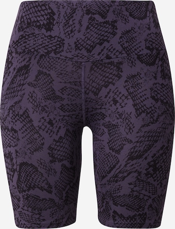 Hey Honey Skinny Sports trousers 'Biker' in Purple: front