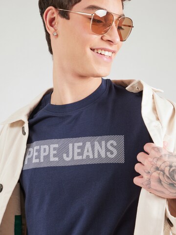 Pepe Jeans T-Shirt 'AURELIO' in Blau
