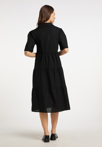 Usha Shirt Dress in Black