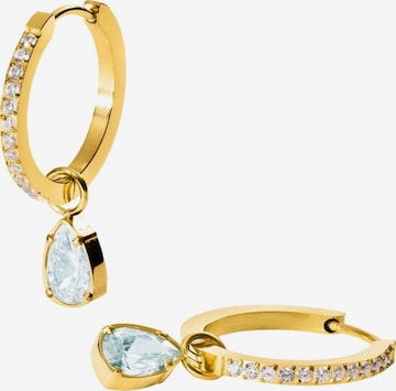 PURELEI - Brincos 'Felice Bluemarine' em ouro: frente