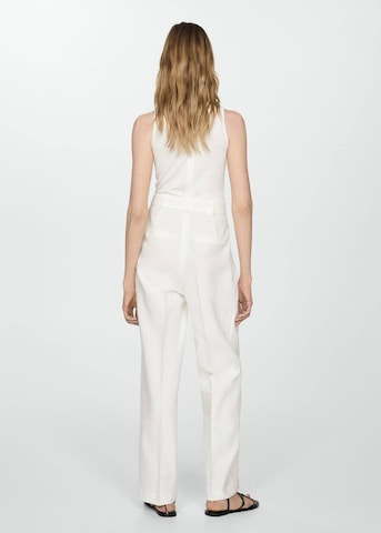 MANGO Jumpsuit 'Ben' in Weiß